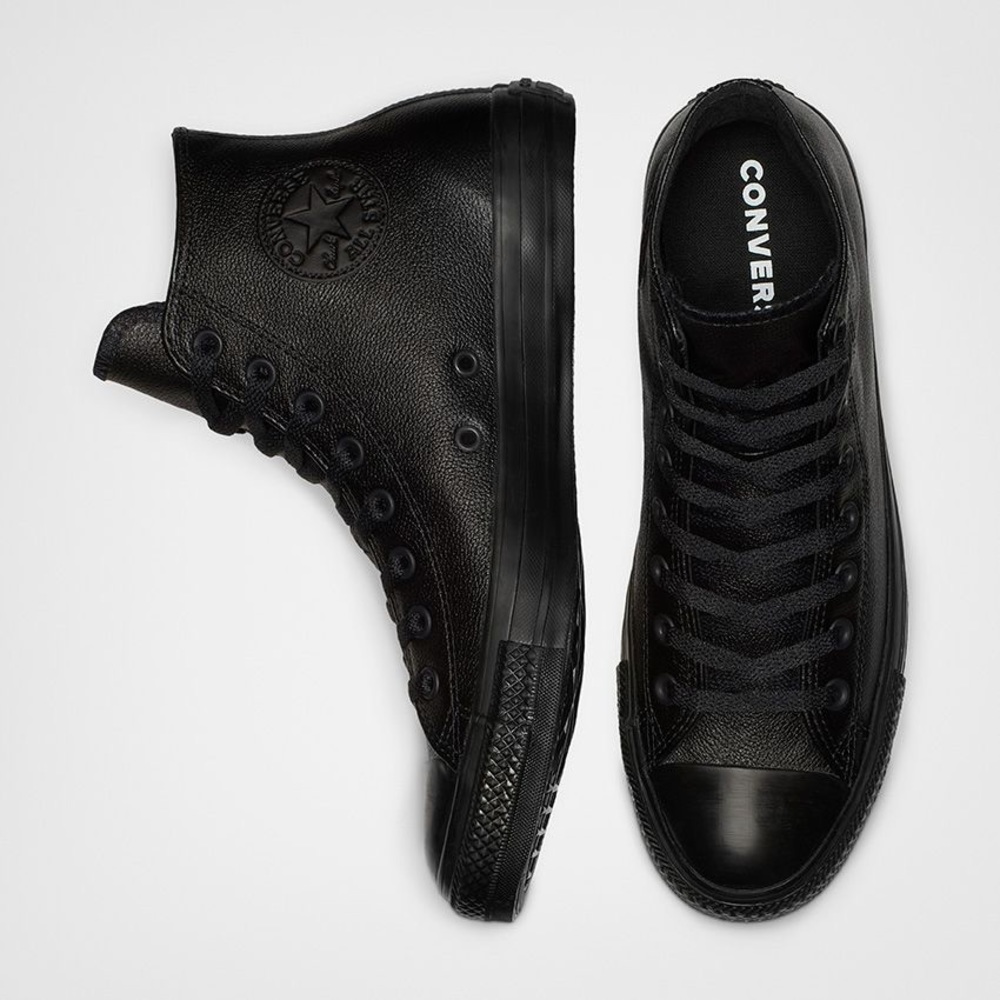 Converse Chuck Taylor All Star Mono Leather High Top, size 9M or 11W
